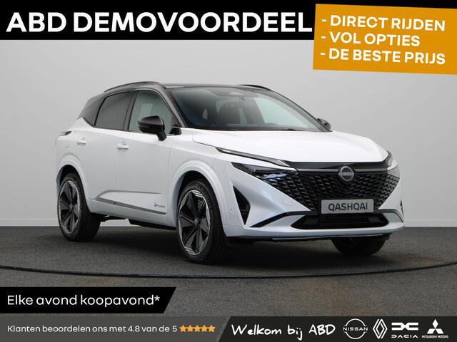 Nissan QASHQAI 1.5 e-Power N-Design | Rijklaarprijs!! | 20" Lichtmetalen Velgen | Stoel, Stuur en Voorruitverwarming | Adaptieve Cruise Control | Keyless Entry | Panorama Dak |