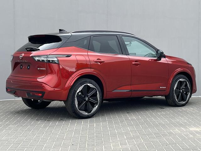 Nissan QASHQAI 1.5 e-Power N-Design / NIEUW uit voorraad leverbaar! / Panoramadak / 360° Camera / Apple Carplay & Android Auto / Navigatie full map / Stuur- en Stoelverwarming / Voorruit Verwarming / Keyless Entry & Start / Adaptieve Cruise Control / Climate Control / A