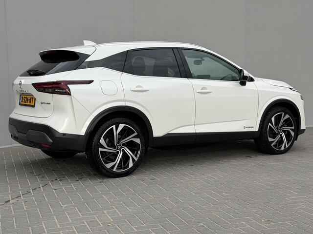 Nissan QASHQAI 1.5 e-Power Tekna Plus / All Season banden / Lederen bekleding met massagefunctie / Head-up Display / Elektrische kofferbak / Panoramadak /