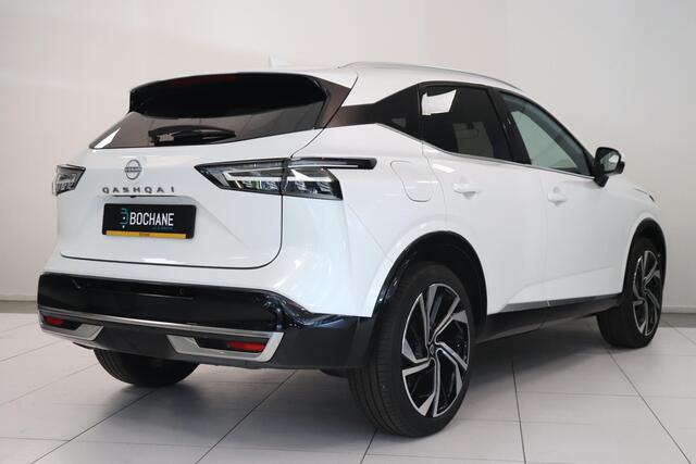 Nissan QASHQAI 1.3 MHEV Xtronic Tekna Plus | 360° Camera | BOSE audio | Panoramadak | Lederen bekleding | Voorruit verwarming | Elektr. stoelen |