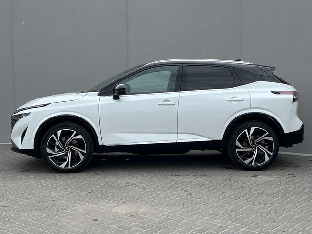 Nissan QASHQAI 1.5 ePower Tekna Plus / NIEUW uit voorraad leverbaar! / Panoramadak / HUD / 360° Camera / Google Maps Navigatie / Stuur- en Stoelverwarming / Voorruitverwarming / Keyless Entry & Start / Massagefunctie / Elektrisch Verstelbare Voorstoelen met geheugenset 