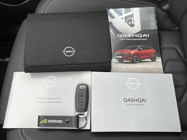 Nissan QASHQAI 1.3 MHEV Xtronic Business Premium / HUD / Panoramadak / Google Maps Navigatie / Apple Carplay & Android Auto / Keyless Entry & Start / Adaptieve Cruise Control / 360° Camera / Stuur- en Stoelverwarming / Voorruitverwarming / Elektrisch Verstelbare Bestuur