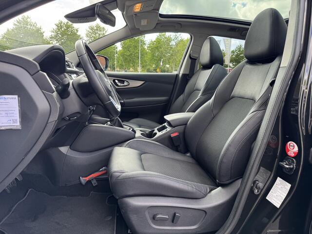Nissan QASHQAI 1.3 DIG-T Tekna Automaat | Trekhaak Afneembaar | Panoramadak | Apple Carplay/Android Auto | Adapt. Cruise Control | Stoelverwarming | 360° Camera | Rijklaarprijs!