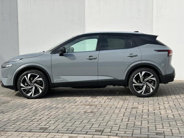 Nissan QASHQAI 1.5 e-Power Tekna Plus / All Seasons / Panoramadak / Elektrische kofferbak / Bose Audio / Stoel- en Stuurverwarming / Verwarmde Voorruit / Elektrische Stoelen met Geheugen /