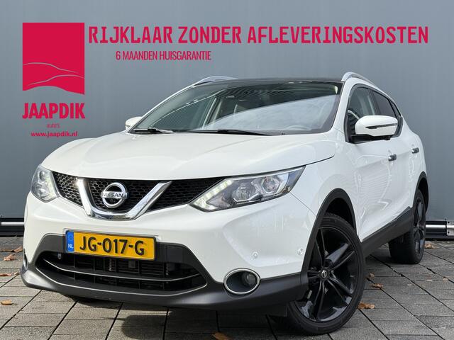 Nissan QASHQAI BWJ 2016 | 1.2 116PK Tekna AUTOMAAT | TREKHAAK | LEER | PANO DAK | CAMERA | CLIMA | NAVI |