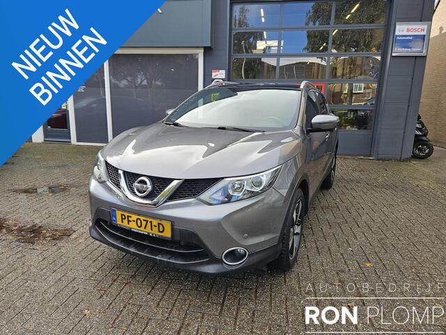 Nissan QASHQAI 1.2 N-Vision / Airco Clima/ Navigatie/ Cruise/ Camera 360graden/ PDC/ Trekhaak/ Pano-dak/ Stoelverwarming/ Lederen bekleding