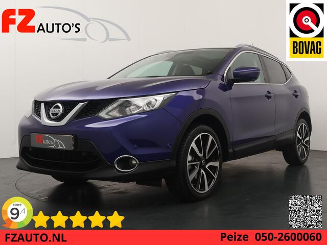 Nissan QASHQAI 1.2 Tekna - Navigatie - Lederen bekleding - Panoramadak - Trekhaak