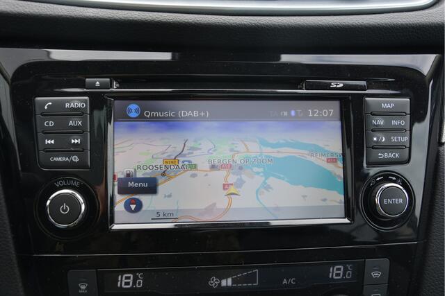 Nissan QASHQAI 1.2 Tekna Navigatie, Panoramadak, Trekhaak, 19"Lm, Half Leder, 360 Camera, LED, Climate Conttrol