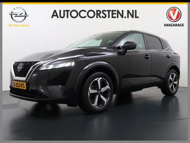 Nissan QASHQAI AUT T 158PK MHEV N-Connecta Pano-dak 360°Camera Adaptieve Cruise Hybrid Apple Carplay Android Auto Navi Ecc Pdc DAB Lmv Led Bluetooth Privacy Glas Wifi Xtronic N-Connecta Origineel Nederlandse Auto Nieuwprijs van ¤44.540,-