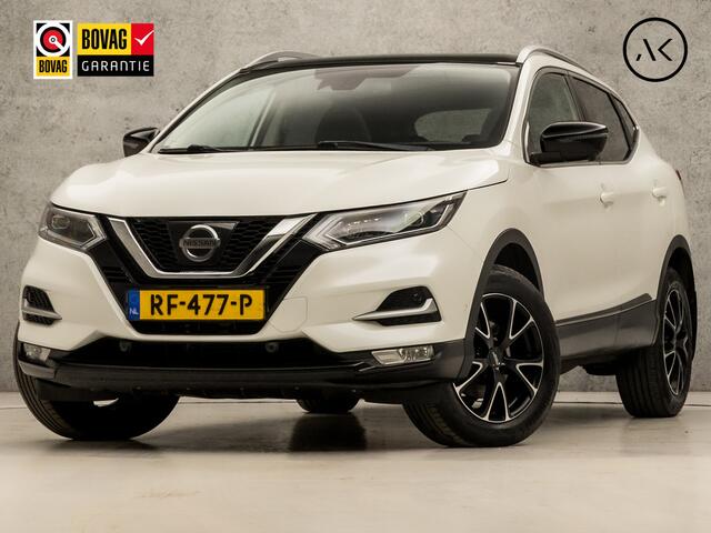 Nissan QASHQAI 1.2 Tekna Sport Automaat (PANORAMADAK, NAVIGATIE, 360 CAMERA, LEDER, STOELVERWARMING, LED KOPLAMPEN, KEYLESS, TREKHAAK, NIEUWE APK, NIEUWSTAAT)
