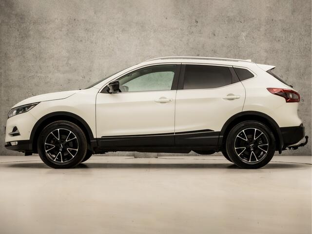 Nissan QASHQAI 1.2 Tekna Sport Automaat (PANORAMADAK, NAVIGATIE, 360 CAMERA, LEDER, STOELVERWARMING, LED KOPLAMPEN, KEYLESS, TREKHAAK, NIEUWE APK, NIEUWSTAAT)
