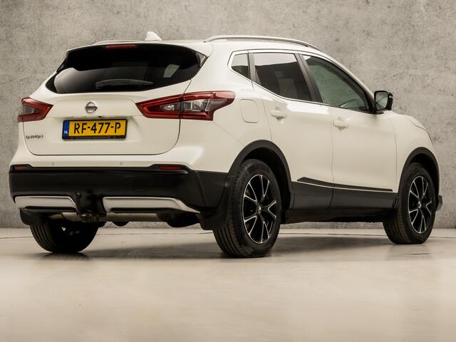 Nissan QASHQAI 1.2 Tekna Sport Automaat (PANORAMADAK, NAVIGATIE, 360 CAMERA, LEDER, STOELVERWARMING, LED KOPLAMPEN, KEYLESS, TREKHAAK, NIEUWE APK, NIEUWSTAAT)