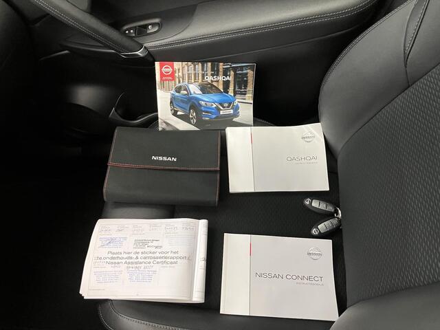 Nissan QASHQAI 1.3 DIG-T Tekna + / Trekhaak 1500 KG / Navigatie / Dealer Onderhouden / Panoramadak / Stoelverwarming / Verwarmde Voorruit / Half Lederen Bekleding /