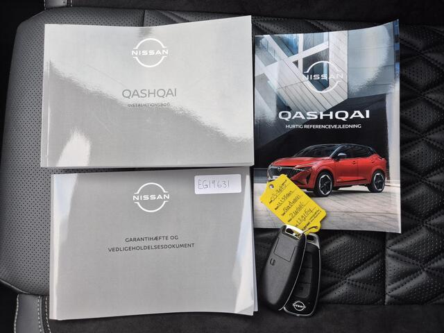 Nissan QASHQAI 1.3 MHEV Xtronic Tekna Plus Automaat / Fabrieksgarantie tot 03-2028<100.000 km / Facelift / Cold Pack / HUD / Trekgewicht 1800 Kg / Panoramadak / Elektrische achterklep / Bose Audio Systeem /
