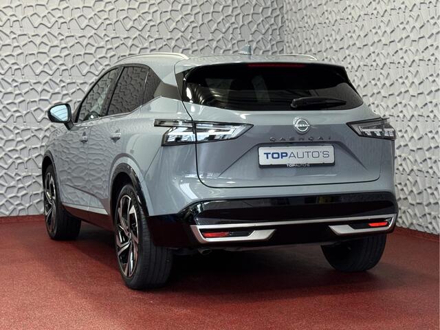 Nissan QASHQAI 1.3 MHEV 160PK TEKNA PLUS BOSE 20''LMV LEER ALCANTARA PANO MASSAGE BOSE STOEL/STUUR/RUIT VERW MATRIX.LED ELEK.KLEP HEADUP 20''LMV GOOGLE NAVI 03/2025