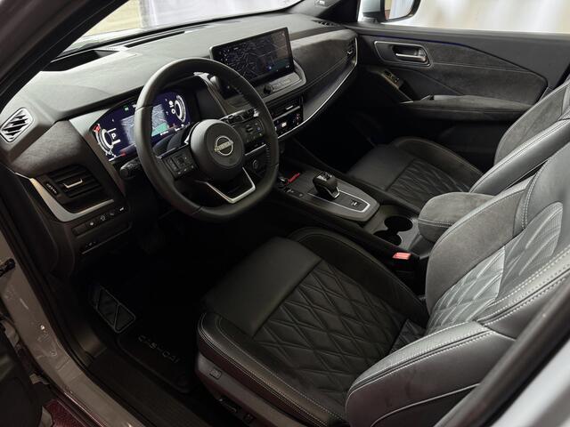 Nissan QASHQAI 1.3 MHEV 160PK TEKNA PLUS BOSE 20''LMV LEER ALCANTARA PANO MASSAGE BOSE STOEL/STUUR/RUIT VERW MATRIX.LED ELEK.KLEP HEADUP 20''LMV GOOGLE NAVI 03/2025
