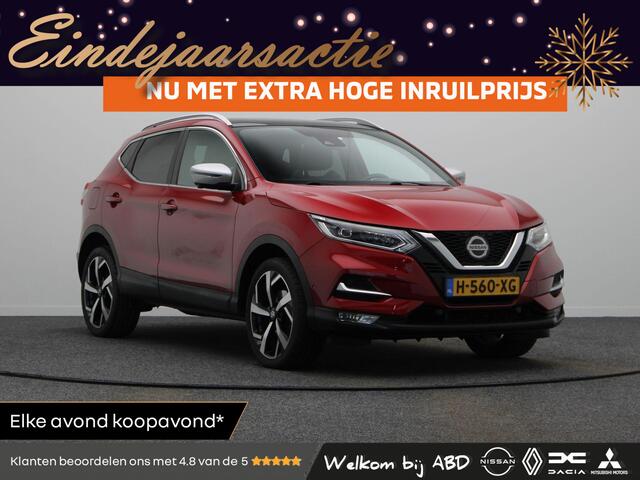 Nissan QASHQAI 1.3 DIG-T Tekna + | Lederen bekleding | Stoelverwarming | Trekhaak | Bose Audio | Apple Carplay & Android Auto |