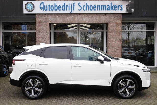 Nissan QASHQAI 1.3 MHEV Xtronic N-Connecta STOEL/STUUR/RUITVERW. CARPLAY 360-CAMERA DAB CRUISE-ADAPTIVE CLIMA NAVI LANE-ASSIST VOICE 2XPDC 18''LMV ENZ..
