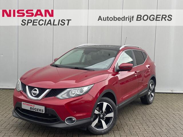 Nissan QASHQAI 1.6 DIG-T N-Connecta 163 Pk Navigatie, Panoramadak, Trekhaak, 360 Camera, Climate Control, Cruise Control, 18"Lm