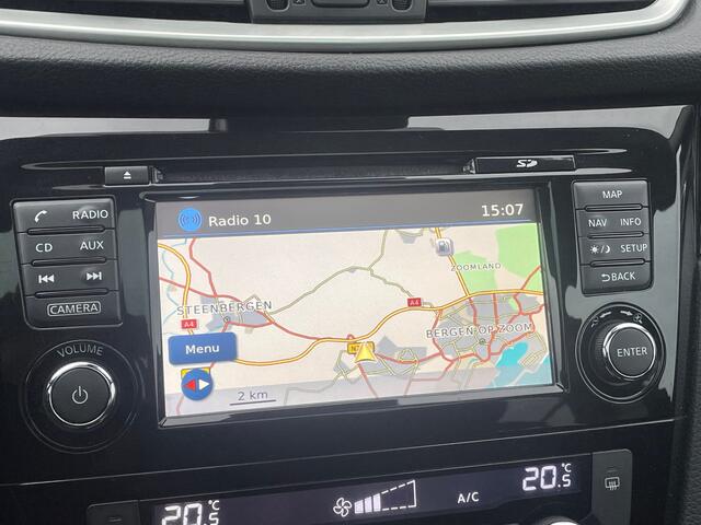 Nissan QASHQAI 1.6 DIG-T N-Connecta 163 Pk Navigatie, Panoramadak, Trekhaak, 360 Camera, Climate Control, Cruise Control, 18"Lm