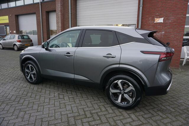 Nissan QASHQAI 1.3 MHEV 158PK XTRONIC TEKNA LUXE KEURIGE NETTE STAAT 360CAMERA PANORAMADAK ZWARTE HEMEL ANDROID-APPLECARPLAY NAVI CLIMA ADAPTIEVE CRUISE PDC V+A 18INCH LEDER KEYLESS FULL LED ENZ...
