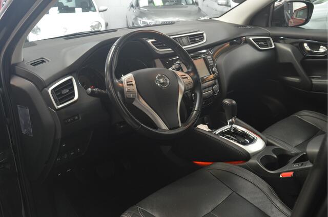 Nissan QASHQAI 1.2 Tekna // AUTOMAAT // LEDER // PANO // KEYLESS // NAVI // 360 CAMERA // CLIMA // *** ZATERDAG 13-12 VANAF 14:00 GESLOTEN ***