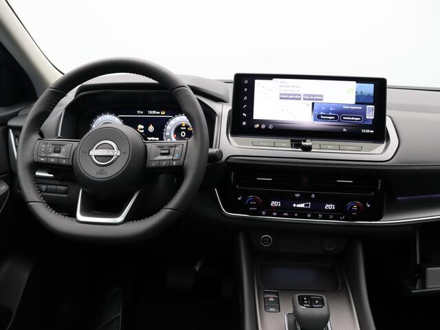Nissan QASHQAI N-Connecta + Panoramisch glazen dak + Cold Pack Mild-Hybrid 158 Xtronic | 12.3" TFT digitale cockpit | Audiosysteem met DAB, Apple Carplay & Android Auto, USB-aansluiting, stuurwielbediening en 6 luidsprekers | Blind Spot Warning & Intervention (BSW + BSI