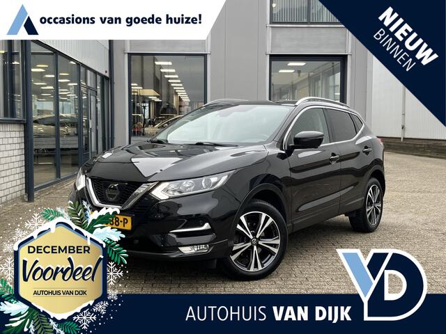 Nissan QASHQAI 1.2 N-Connecta | NL Auto/1e Eig./Voll.Historie/18"/Panodak/Navi/360° Camera/Clima/Cruise