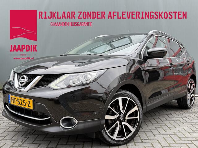 Nissan QASHQAI BWJ 2016 1.2 116 PK Tekna PANORAMADAK / TREKHAAK / NAVI / CLIMA / CRUISE / STOELVERW. / ELEKTRISCHE STOELEN / LEDER / LMV / PDC