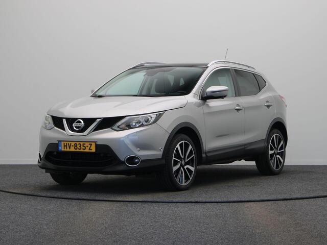 Nissan QASHQAI 1.6 Tekna | Panoramadak | Navigatie | Lederen bekelding | Climate Control | Rondomzicht camera | Trekhaak | Elektrisch verstelbare best. stoel | Stoelverwarming |