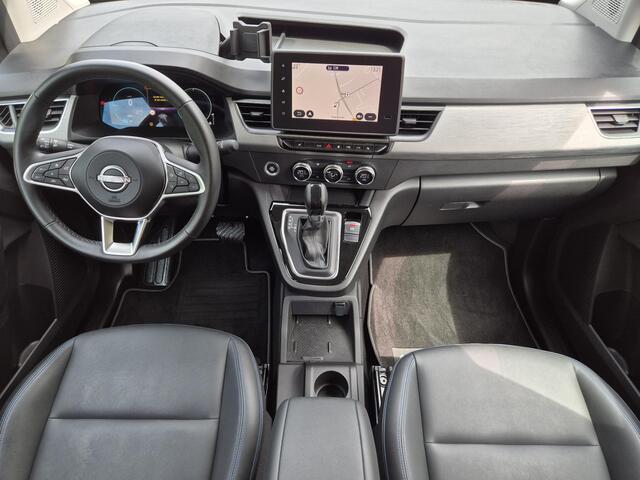 Nissan Townstar Tekna L1 45 kWh Automaat / Personenauto / 5Persoons / Rondomzicht camera / Apple Carplay Android Auto / Stuur-, Stoel en voorruitverwarming / Adaptief CC / Draadloze telefoon lader / Navigatie / Climate control /