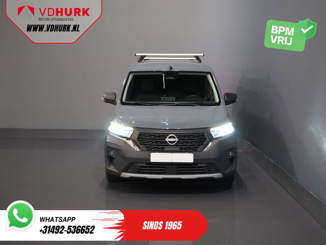 Nissan Townstar N-Connecta 130 pk BENZINE Carplay/ Stoelverw./ Keyless/ Camera/ PDC/ Cruise/ Airco
