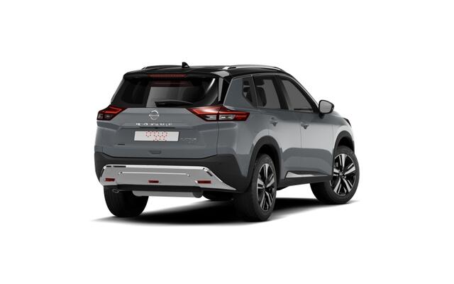 Nissan X-TRAIL e-4ORCE 4WD 213 1AT Tekna Plus 7-zits | 12.3" NissanConnect Navigatie- en infotainmentsysteem | Achteruitrijcamera met dynamische afstandsmarkering | Audiosysteem met Apple Carplay & Android Auto, USB aansluiting, stuurwielbediening en 6 luidsprekers