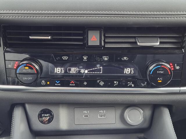 Nissan X-TRAIL 1.5 e-4orce Tekna 4WD / Automaat / 1.800 kg trekgewicht / Allseason banden / Apple Carplay / Android Auto / Stuur,- voorruit-, voorstoel- en achterbankverwarming / 360° camera / headup display / Verst. voorstoelen met geheugen /