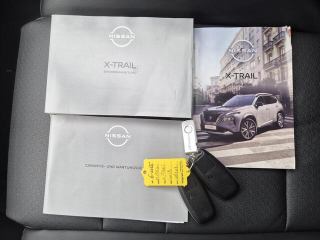 Nissan X-TRAIL 1.5 e-4orce Tekna 4WD Automaat / 1800kg Trekgewicht / HUD / Allseason banden / Elektrische achterklep Stuur-, Stoel en Achterbank verwarming / Rondomzicht camera / Adaptief CC / Voorruit verwarming / Keyless Entry/Start /