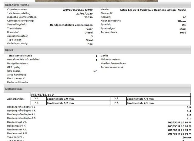 Opel ASTRA 1.5 CDTI 123PK 5Drs. Business Edition / Navigatie / Pdc.A / Airco / Radio multimedia