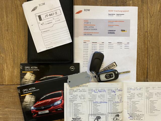 Opel ASTRA Sports Tourer 1.0 Edition Clima, CC, PDC v/a, Navi, Apple CarPlay, Schuif/Kantel, LM, nw. APK - Inruil Mogelijk -
