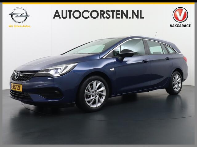 Opel ASTRA Sports Tourer 1.4T 145pk Navi Camera Lane-dep. Keyless 1/2Leer CruiseControl Led Bluetooth Pdc Apple/Android Aut.Verlichting Isofix Elek.Ramen Ecc Tel. Usb 16''LM Business Elegance