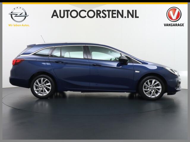 Opel ASTRA Sports Tourer 1.4T 145pk Navi Camera Lane-dep. Keyless 1/2Leer CruiseControl Led Bluetooth Pdc Apple/Android Aut.Verlichting Isofix Elek.Ramen Ecc Tel. Usb 16''LM Business Elegance
