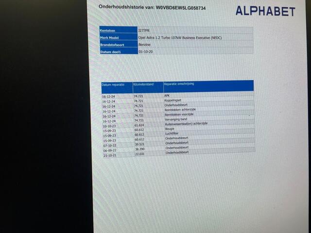 Opel ASTRA 1.2 Business Executive - Carplay, Camera, 145 PK