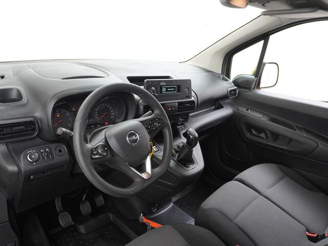 Opel COMBO 1.5CDTI EURO6 9x Op voorraad! 3-Persoons Airco Cruise Control Bluetooth Elektr.ramen Elektr.spiegels+Verwarmd Centr.Vergr+ab. L1H1 Edition Schuifdeur Betonplex vloer Lat om Lat betimmering