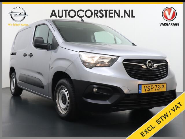 Opel COMBO 1.5D 102PK L1H1 Airco Cruise Control Lichtsensor Pdc Schuifdeur Betonplex vloer Lat om Lat Betimmering Tussenwand Euro 6