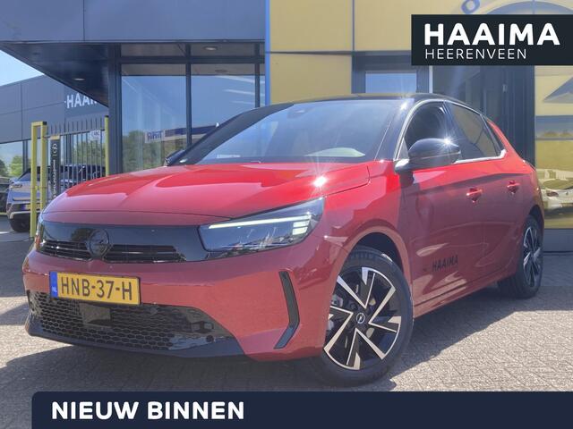 Opel CORSA 1.2 Turbo 110pk Hybrid Automaat Yes | Navi via Apple Carplay / Android Auto | Cruise control | LED koplampen | Parkeersensoren | Sportstoelen | Stoel- en Stuurverwarming | Zwart dak | Demo