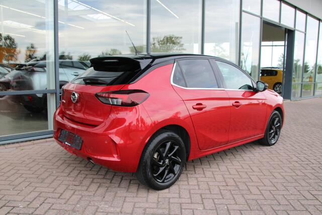 Opel CORSA 1.2 Turbo 100pk Elegance Airco Camera Carplay PDC V+A Zwart dak