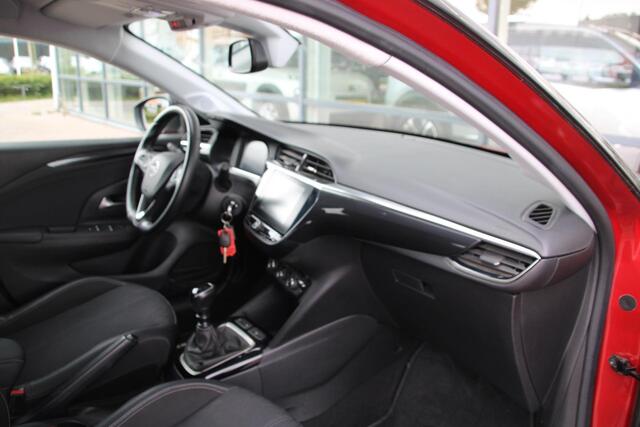 Opel CORSA 1.2 Turbo 100pk Elegance Airco Camera Carplay PDC V+A Zwart dak