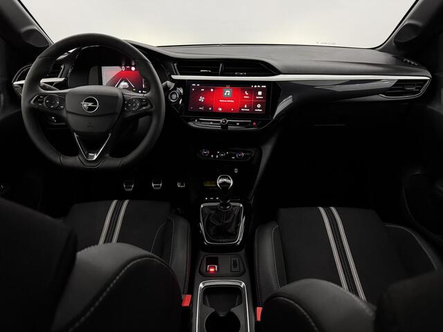 Opel CORSA 1.2 Turbo GS Pano, Half leder. Camera, Apple carplay, Clima, Virtual desk, Rijstrook correctie