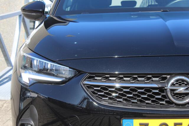 Opel CORSA 1.2 GS Line Panoramadak/Virtual cockpit/Apple carplay/Achteruitrijcamera/Parkeersensoren rondom/Stoelverwarming/Stuurverwarming/Dodehoek detectie/Climate control/17'' Lichtmetalen velgen.