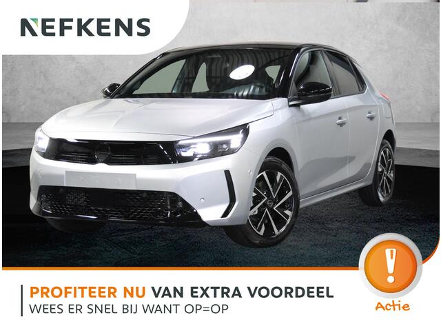 Opel CORSA 1.2 Turbo Hybrid GS | Incl. ¤5.224,- Korting! | AppleCarPlay/AndroidAuto | ClimateControl | Navigatie | CruiseControl | Keyless | Stoel/Stuur verwarming | Dodehoek Detectie | Matrix LED koplampen |