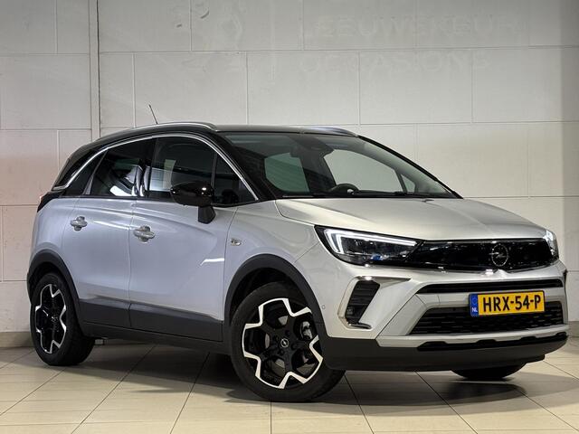 Opel Crossland Ultimate 1.2 Turbo 110pk | 180° CAMERA+SENSOREN | ALCANTARA/LEDER | AGR-STOELEN | NAVI | DAB+ | ISOFIX | FULL LED | LAGE KM | TWO-TONE | KEYLESS |