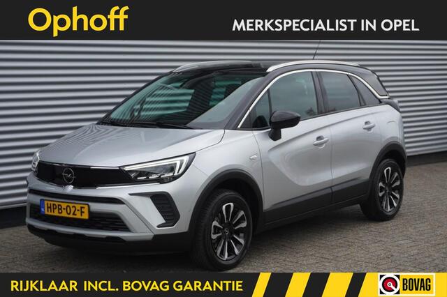 Opel Crossland 1.2 Turbo Elegance / Pano / Camera + PDC / Zwart dak / Navi / LED / DAB+